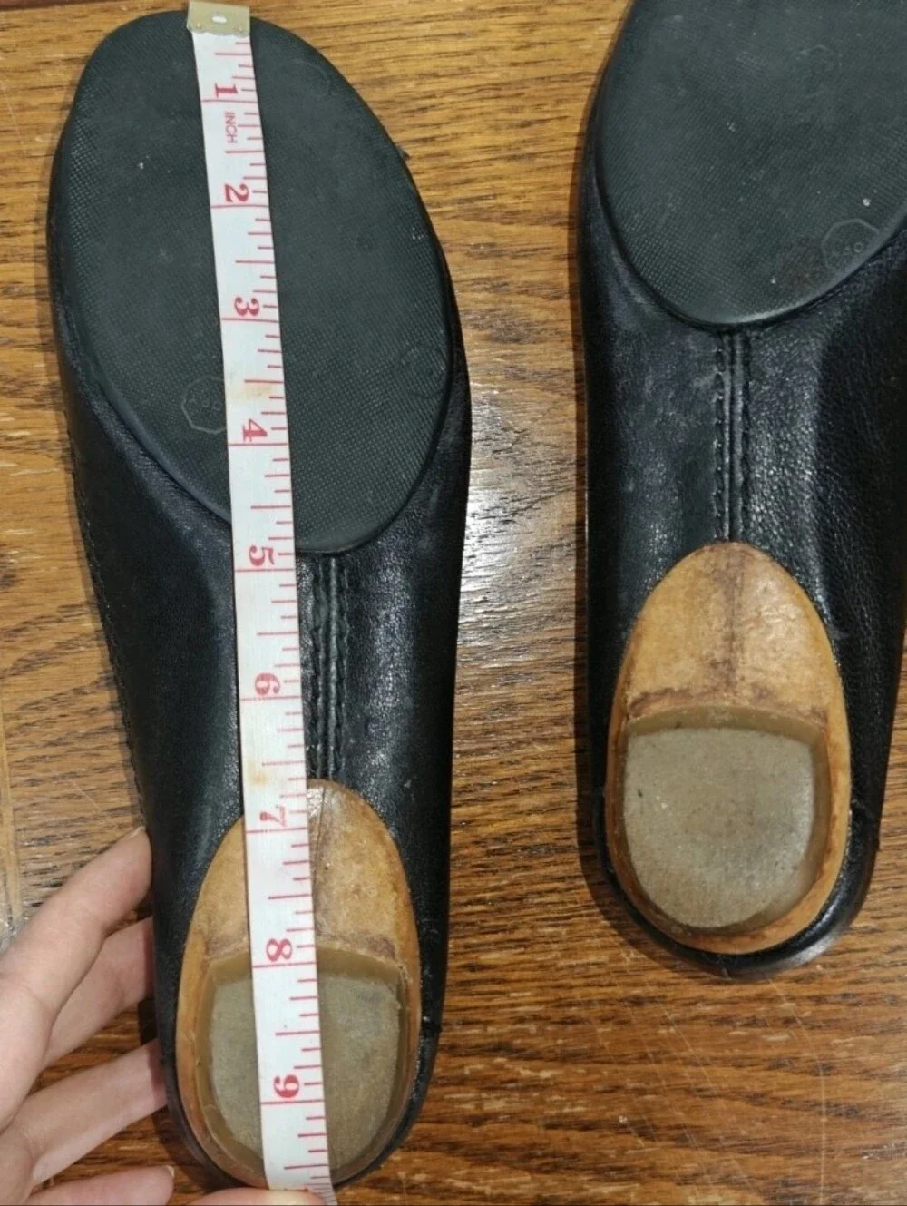 Chloe Black Ballet Flats Leather EU 38 US 7.5 Classic Chloé - Picture 11 of 11